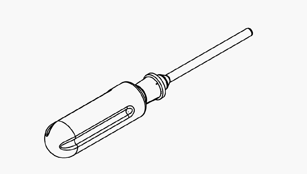 Rotation drying flask, 30 mL