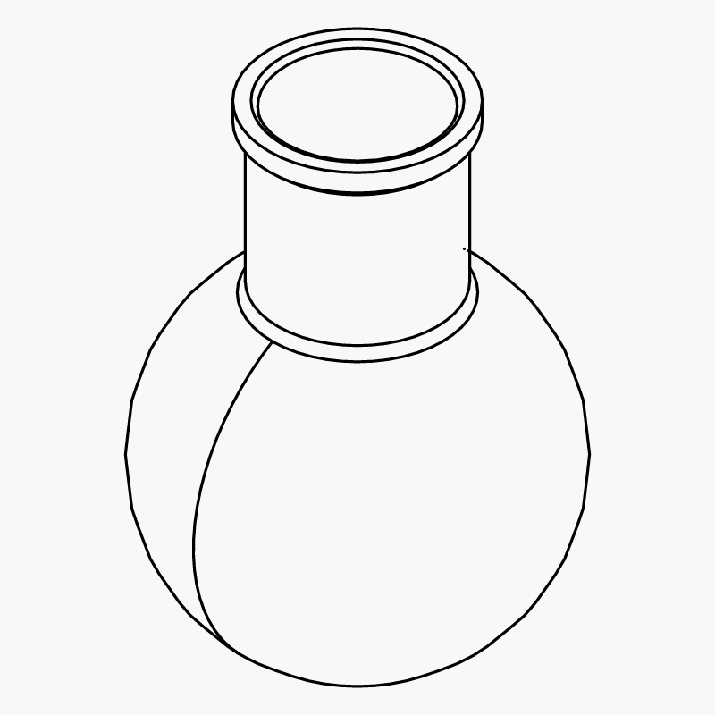 蒸发热瓶 10 L，棕色