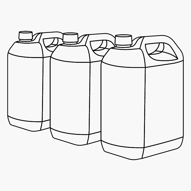 含 Sher 批示剂的 2% 硼酸，5 L